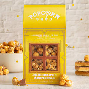 Popcorn Shed Millionaires shortbread Popcorn 80g